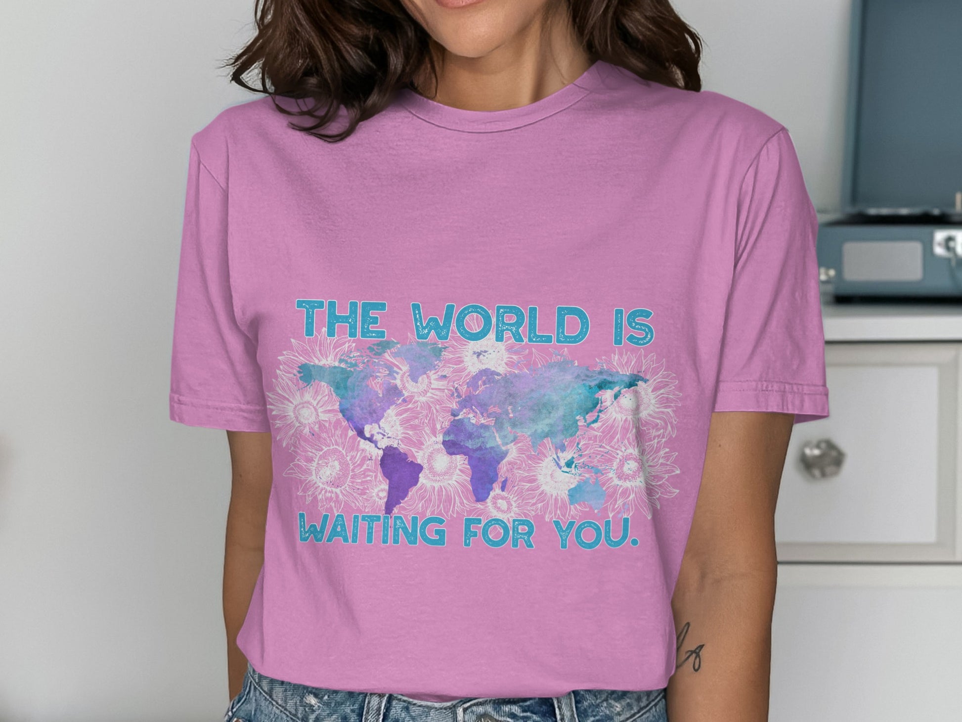 The World is Waiting for You Inspirational Shirt