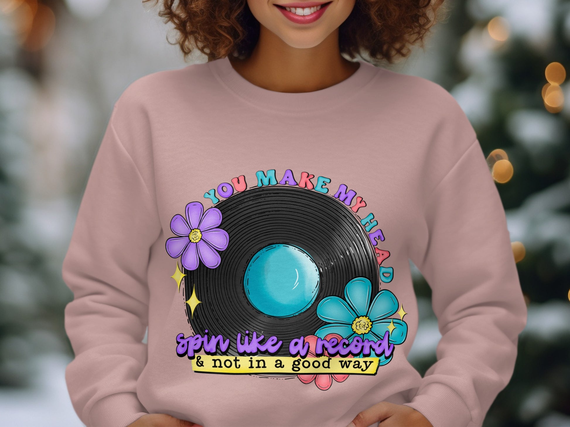 You Make My Head Spin Like A Record Hoodie