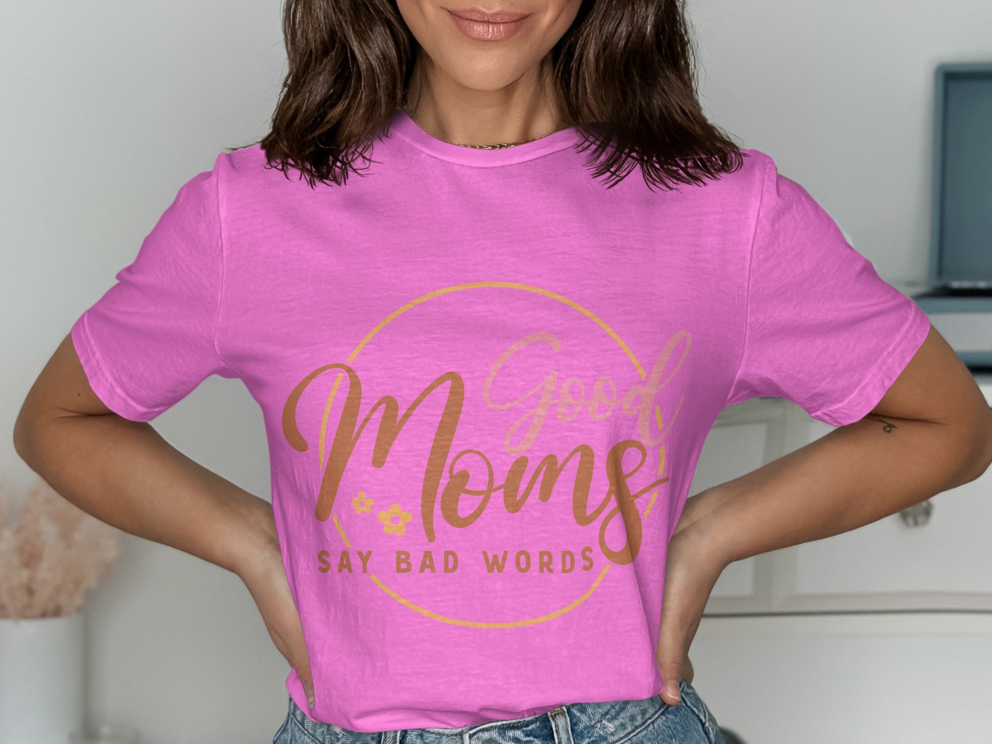 Good Moms Say Bad Words Graphic T-shirt