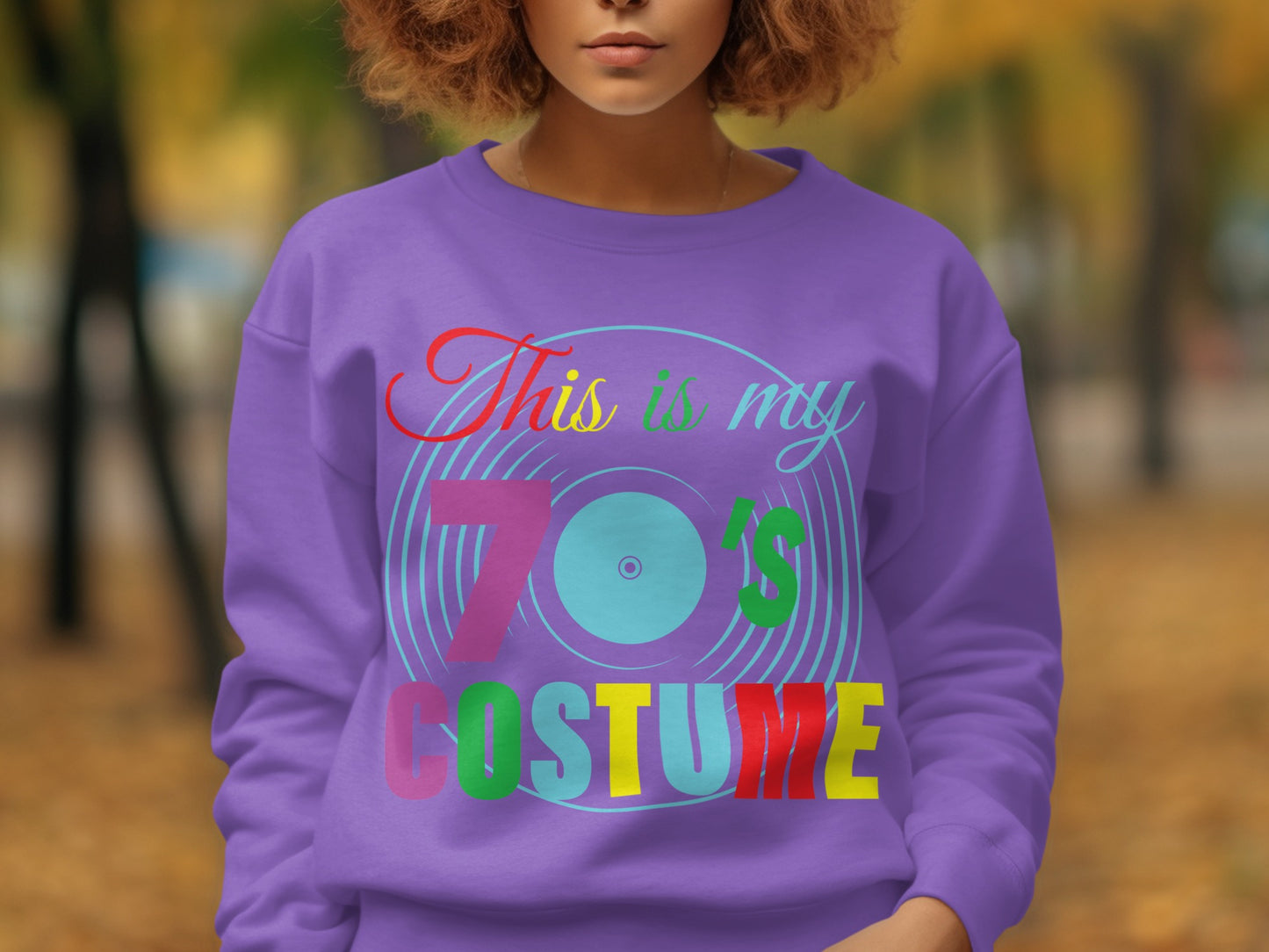 This is my 70's Costume Long Sleeve Shirt