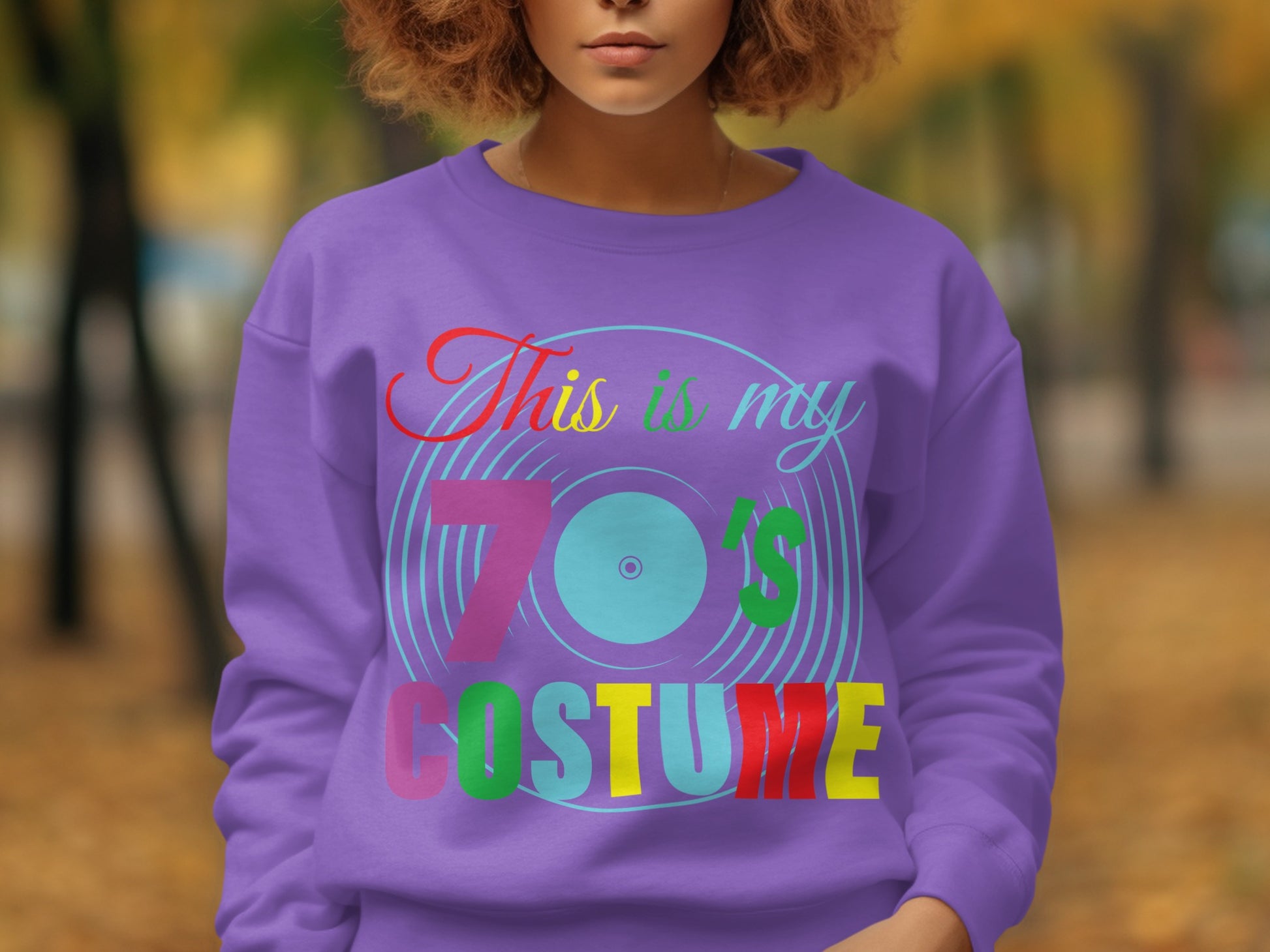 This is my 70's Costume Long Sleeve Shirt