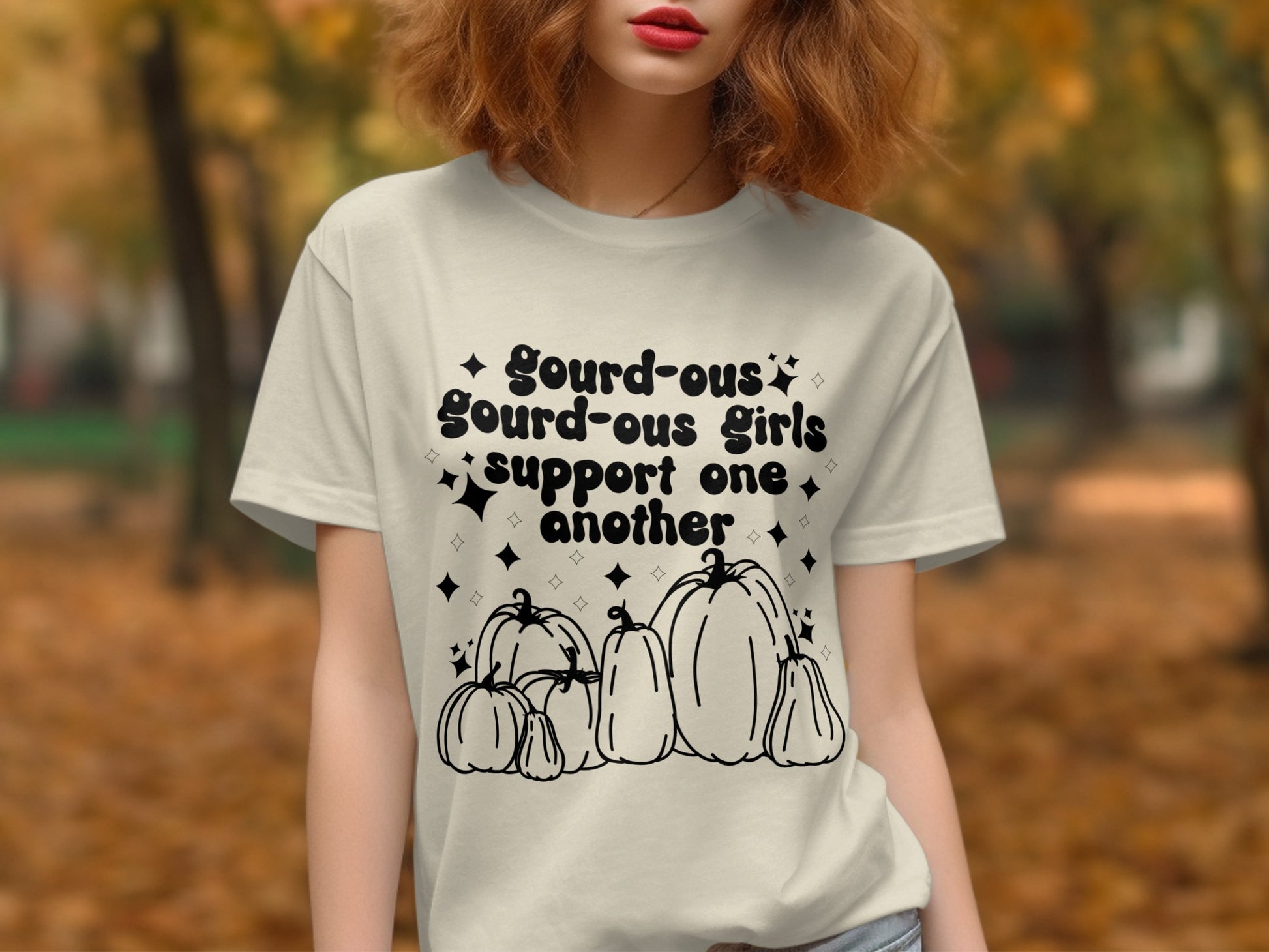 Gourd-ous Girls Support One Another Graphic T-Shirt