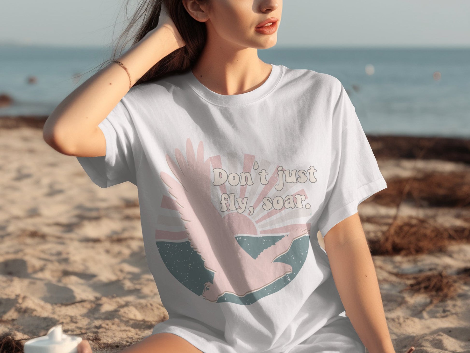 Don't just fly soar graphic t-shirt product