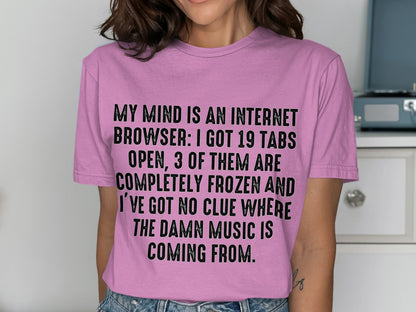 Funny Internet Browser Graphic T-Shirt