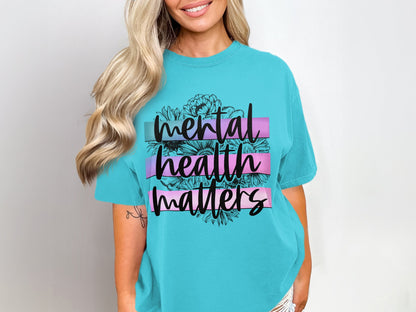 Mental Health Matters Graphic Tee Fashion Top