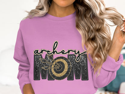Archery Mom Sweatshirt for Stylish and Sporty Moms