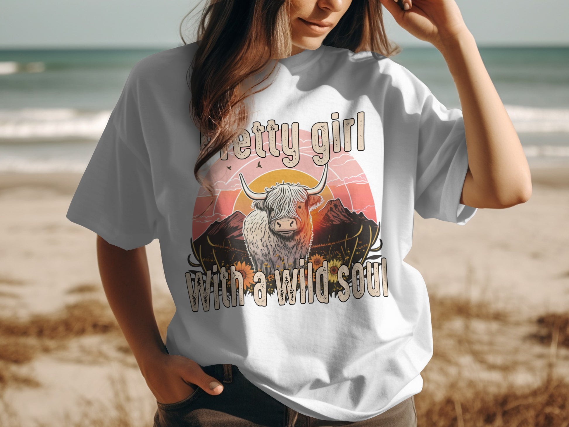 Pretty Girl With A Wild Soul Graphic T-shirt