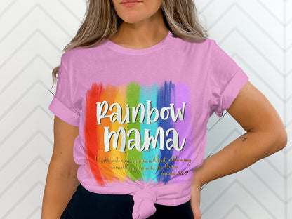 Rainbow Mama Isaiah 66 9 Graphic T-Shirt