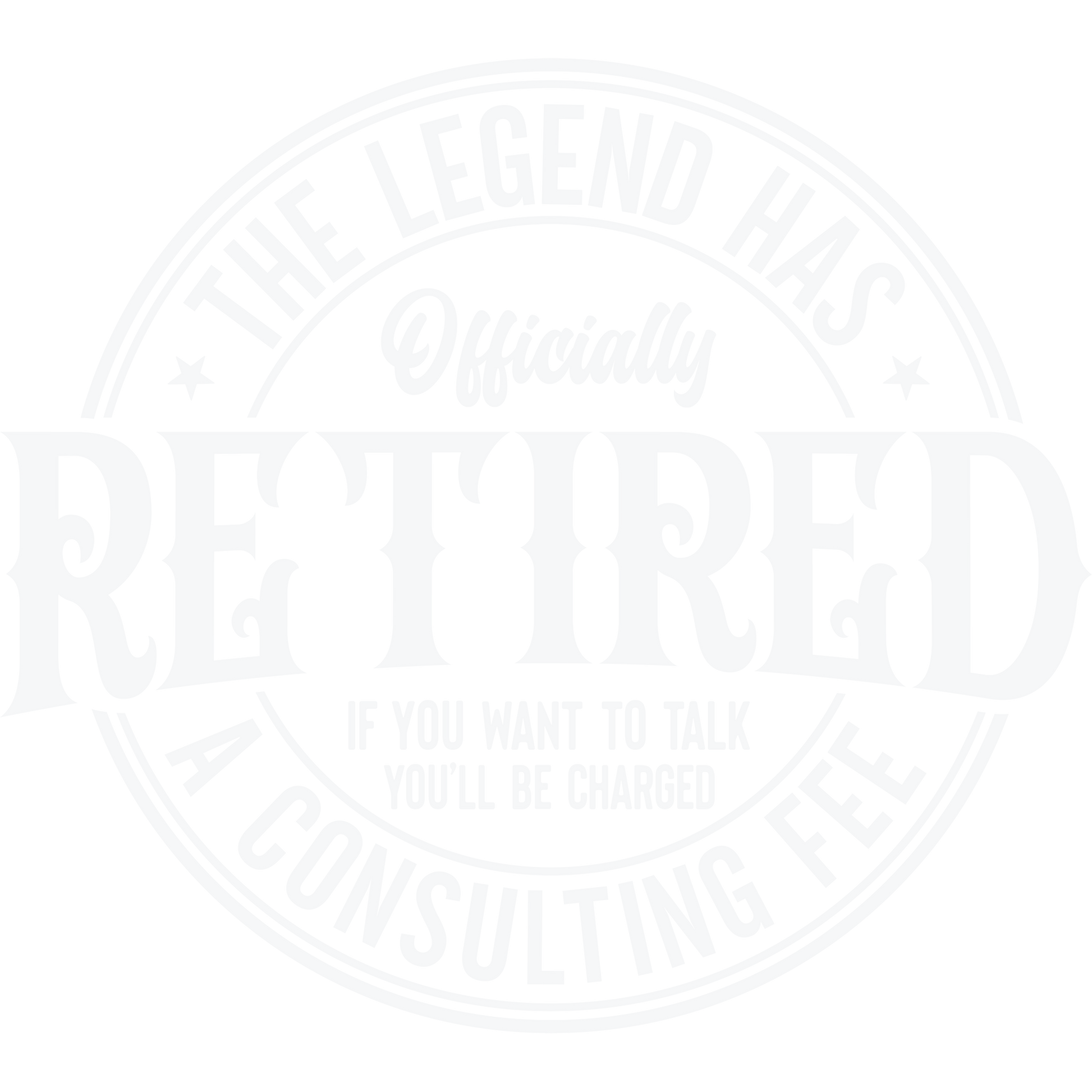 The Legend Has Officially Retired Consulting Fee Shirt