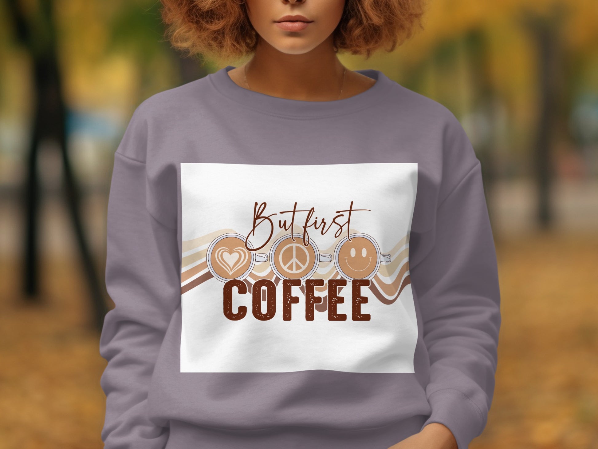 But First Coffee Graphic Sweatshirt