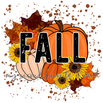 Fall My Second Favorite F Word Pumpkin product