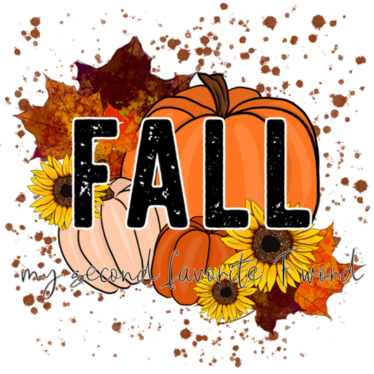 Fall My Second Favorite F Word Pumpkin product