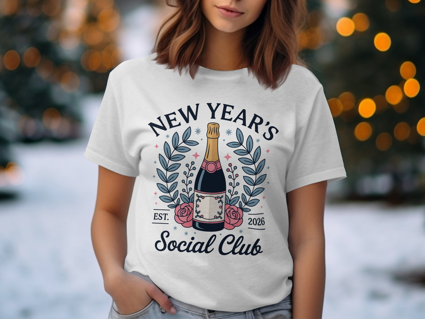 New Year's Social Club Happy Celebration T-Shirt