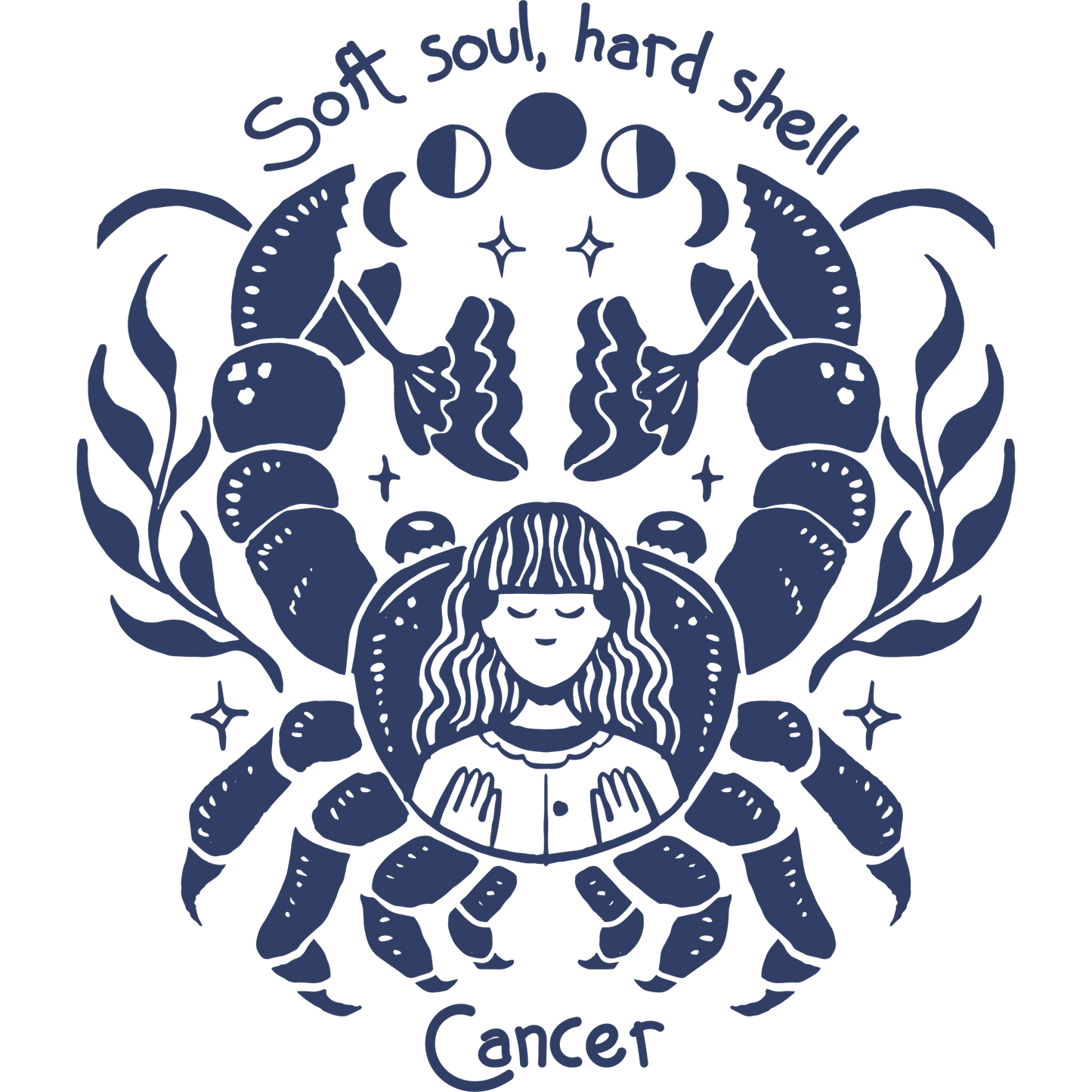 Soft Soul Hard Shell Cancer Zodiac Sign product