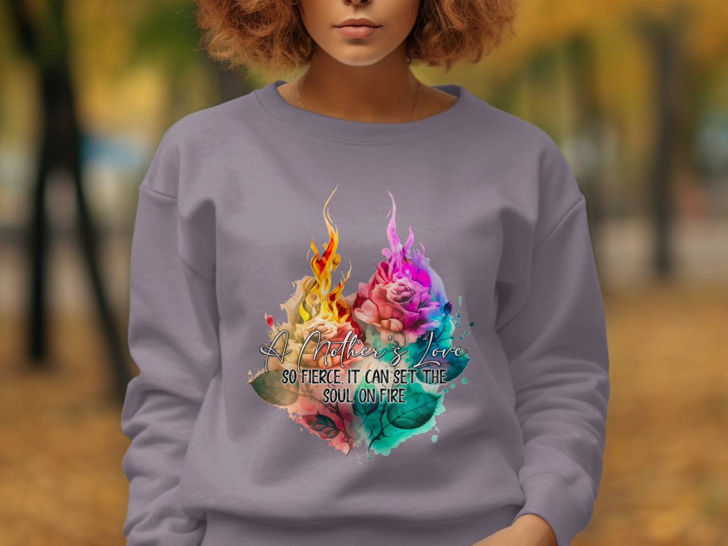 Soul on Fire Colorful Inspirational Sweatshirt