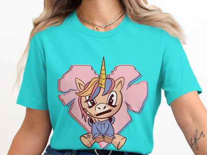 Cute Unicorn Graphic Tee for Fashionable Outfits