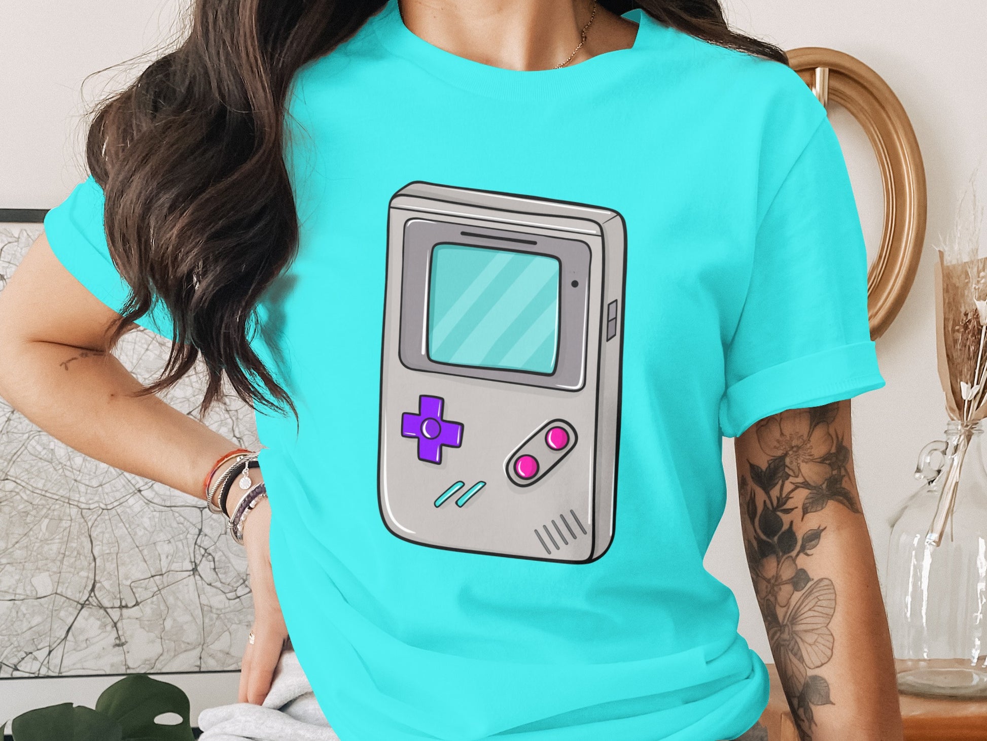 Retro Handheld Console Graphic T-Shirt