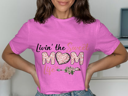 Livin' The Sweet Mom Life Graphic Tee