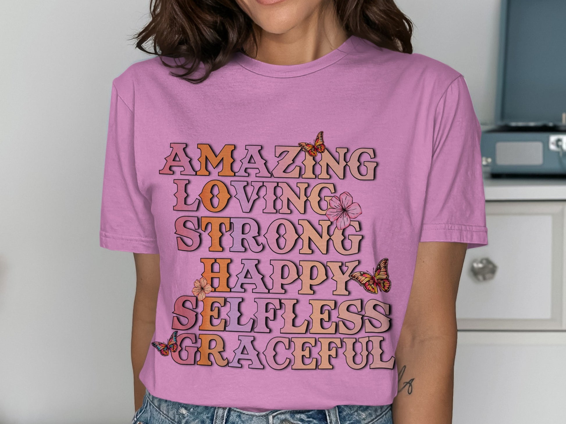 Amazing Loving Strong Happy Graceful Selfless shirt