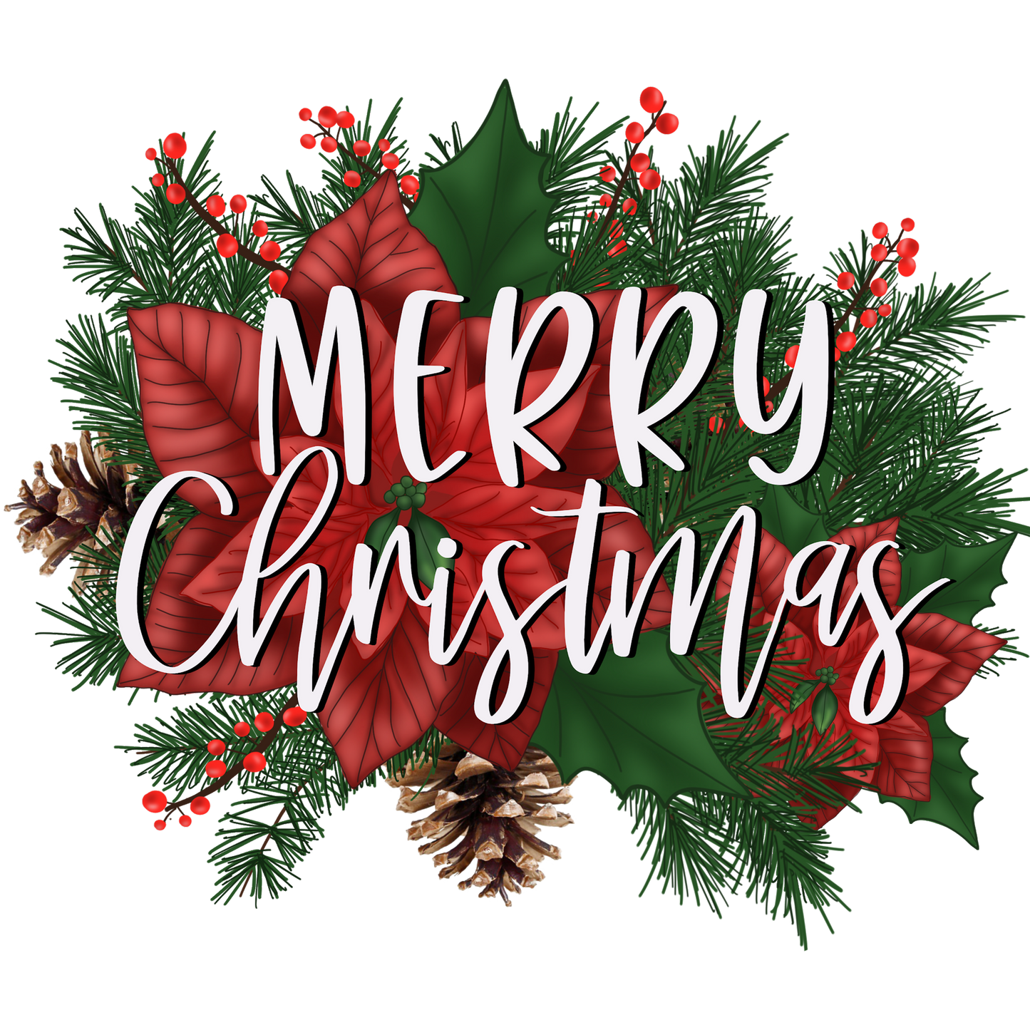 Festive Merry Christmas Decor Accent for Holiday Cheer