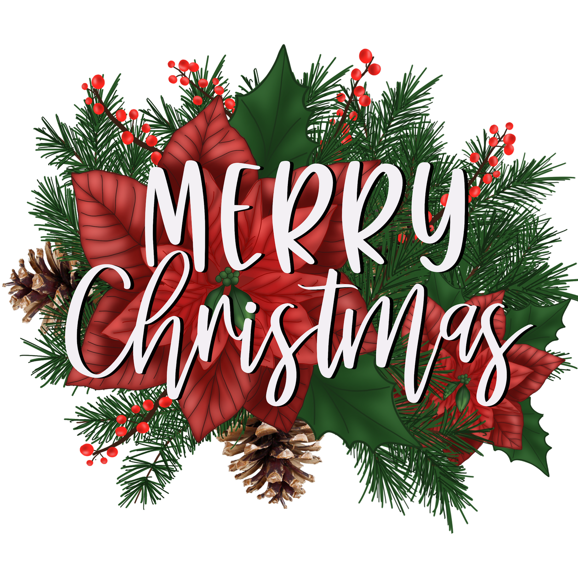 Festive Merry Christmas Decor Accent for Holiday Cheer