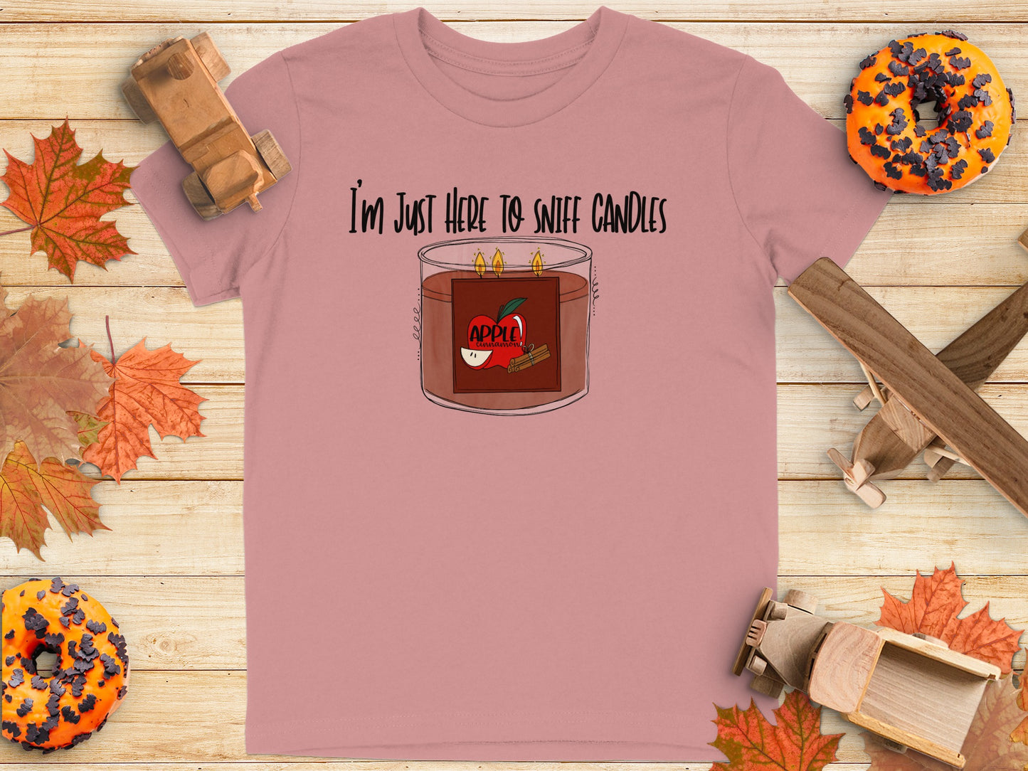 I'm Just Here To Sniff Candles T-shirt