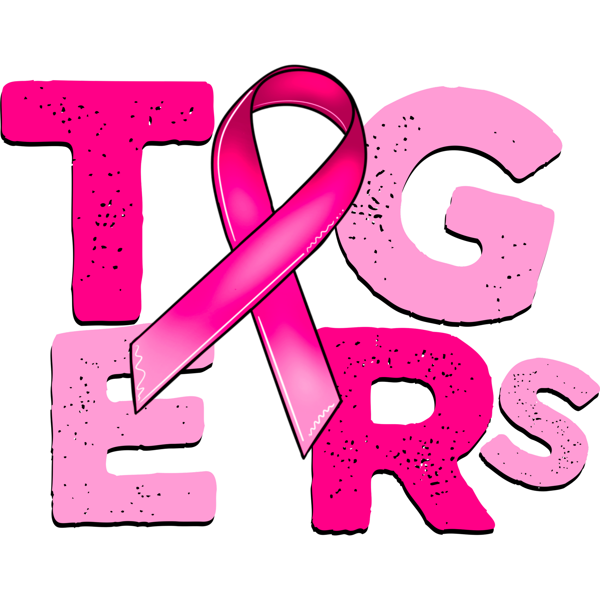 Breast Cancer Awareness Pink Ribbon Tigers Shirt
