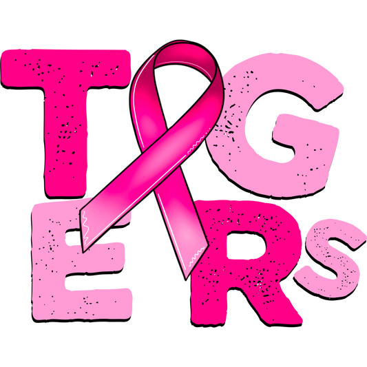 Breast Cancer Awareness Pink Ribbon Tigers Shirt