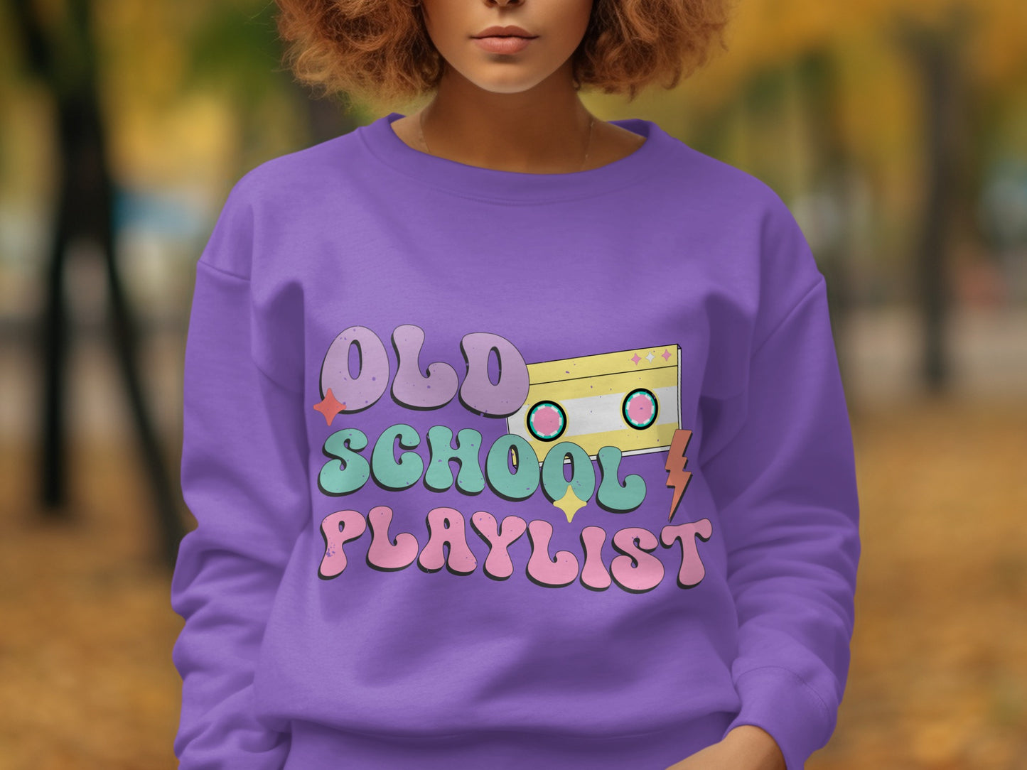 Old School Playlist Graphic Sweatshirt product