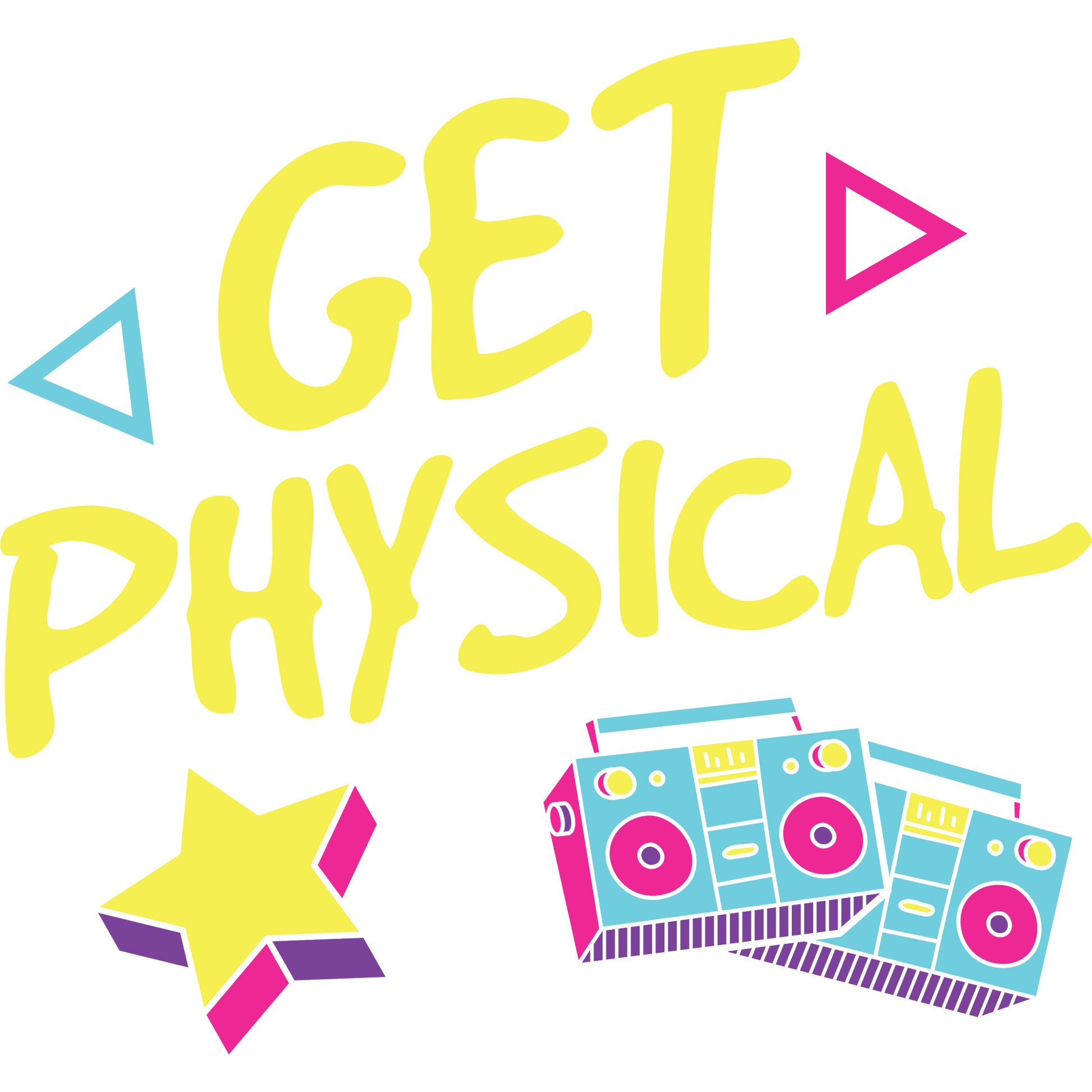 Bold Get Physical Graphic Design product
