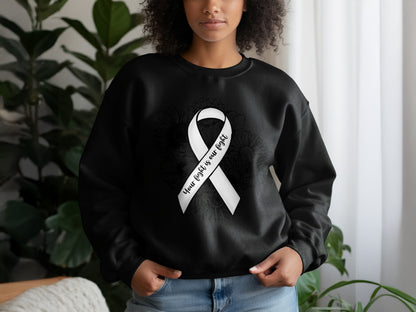 'When Faith is All You Fight Sweatshirt Product'