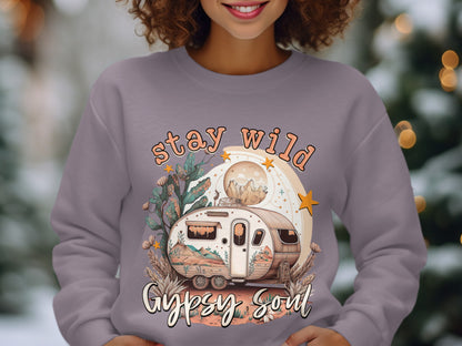 Stay Wild Gypsy Soul Graphic Sweatshirt