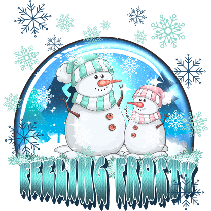 Feeling Frosty Snowmen Winter Holiday Shirt
