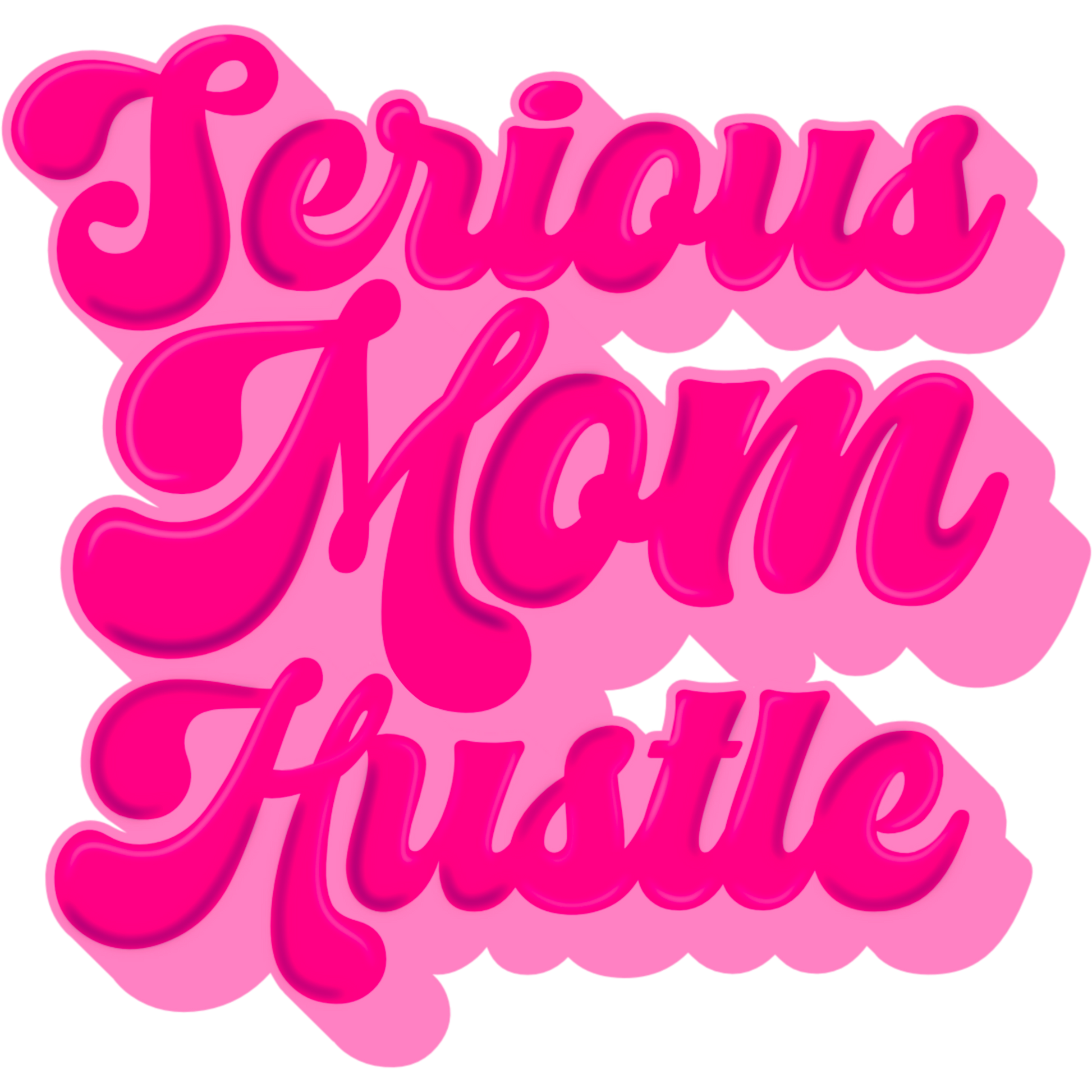 Serious Mom Hustle Graphic Wall Art Decor