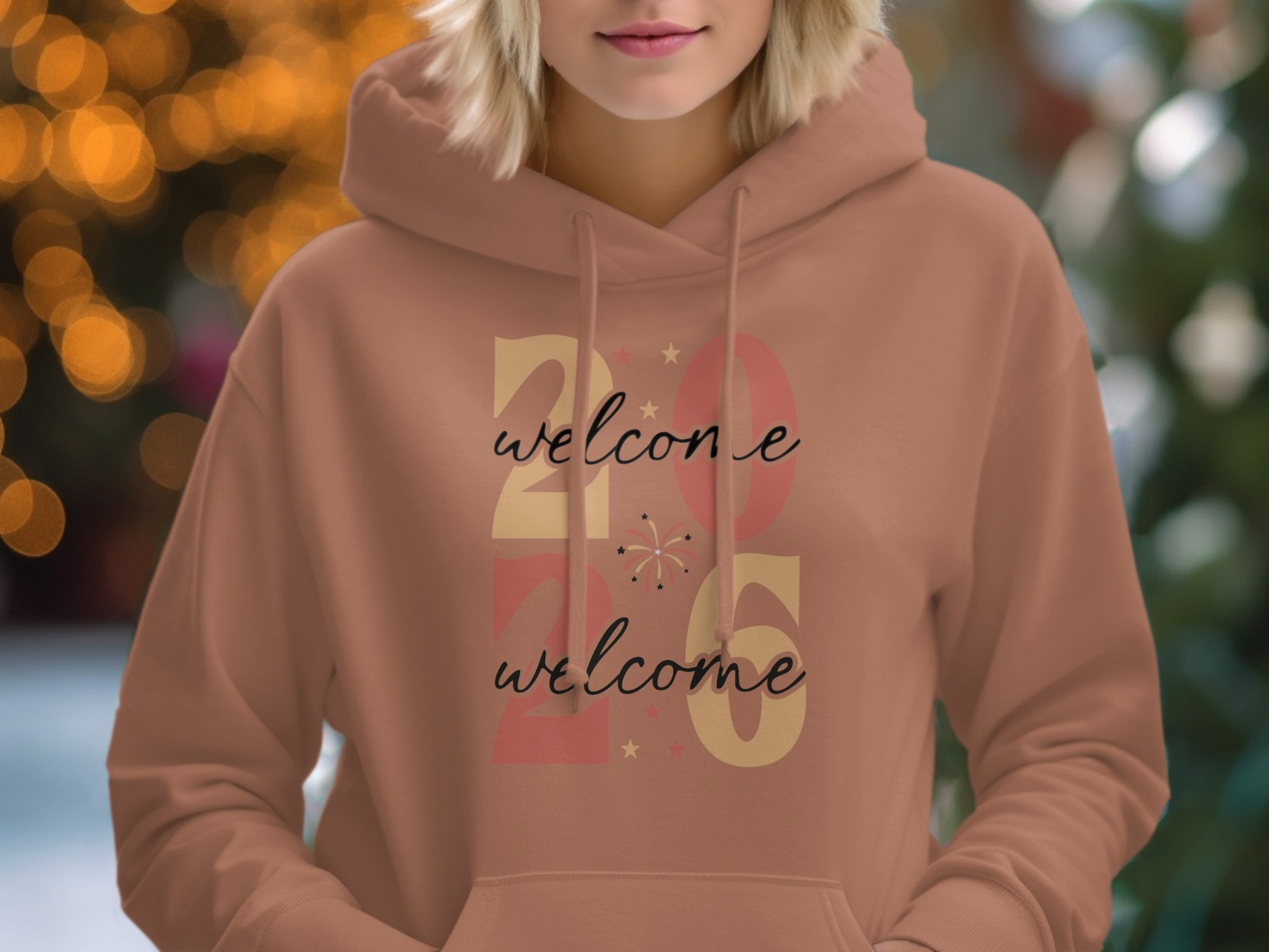 Welcome 2026 Hoodie for Casual and Festive Style