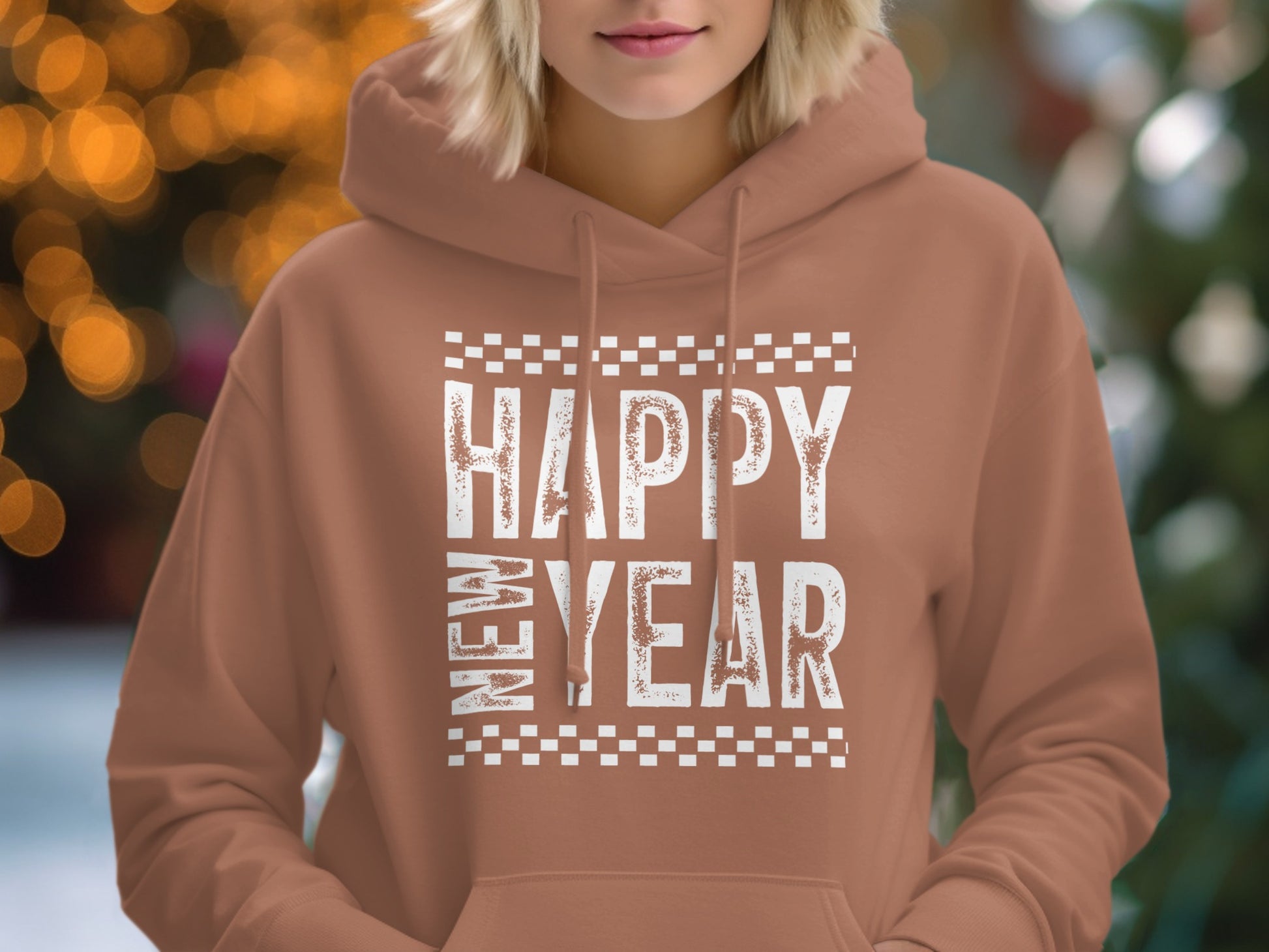 Happy New Year Graphic Hoodie