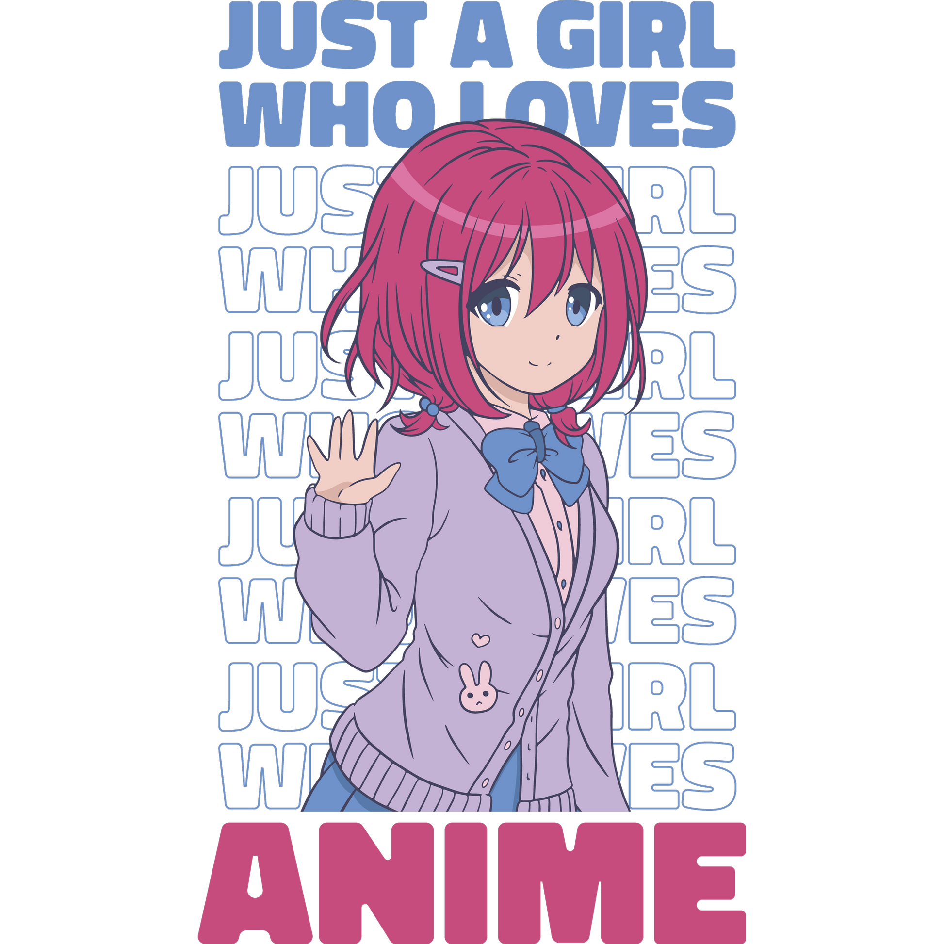 Cute Just a Girl Who Loves Anime shirt