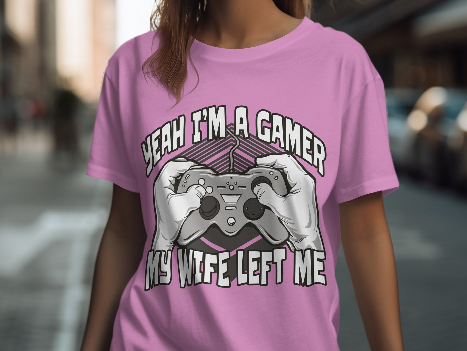 Yeah I'm A Gamer My Wife Left Me Shirt