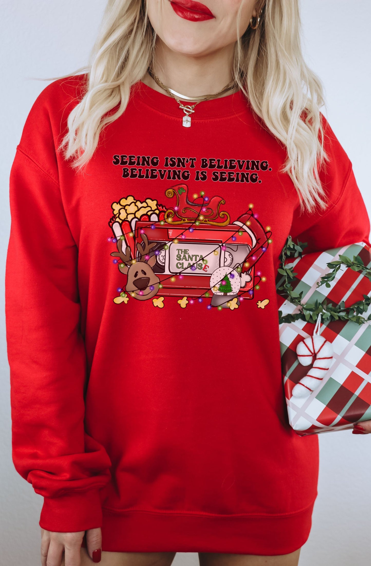 Seeing Isn't Believing Believing is Seeing Sweatshirt