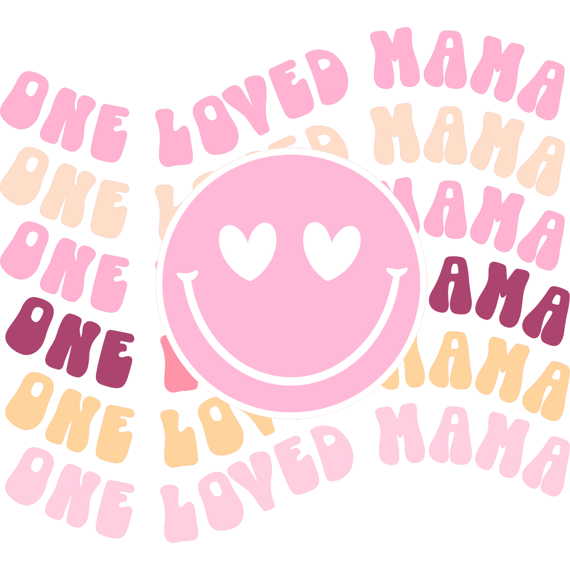 One Loved Mama Smile Heart Design product
