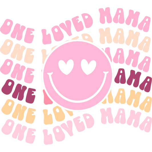 One Loved Mama Smile Heart Design product
