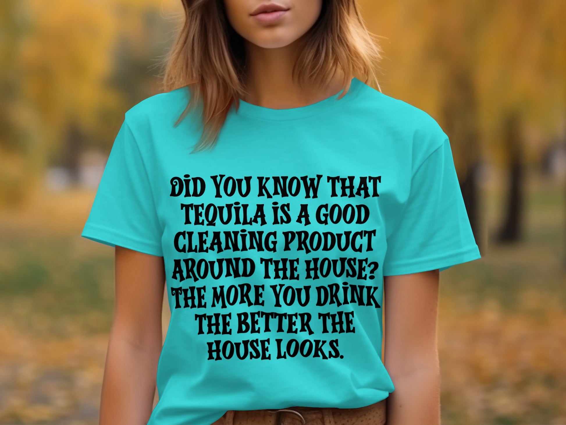 Tequila Humor Cleaning Product T-Shirt for Fun Statements