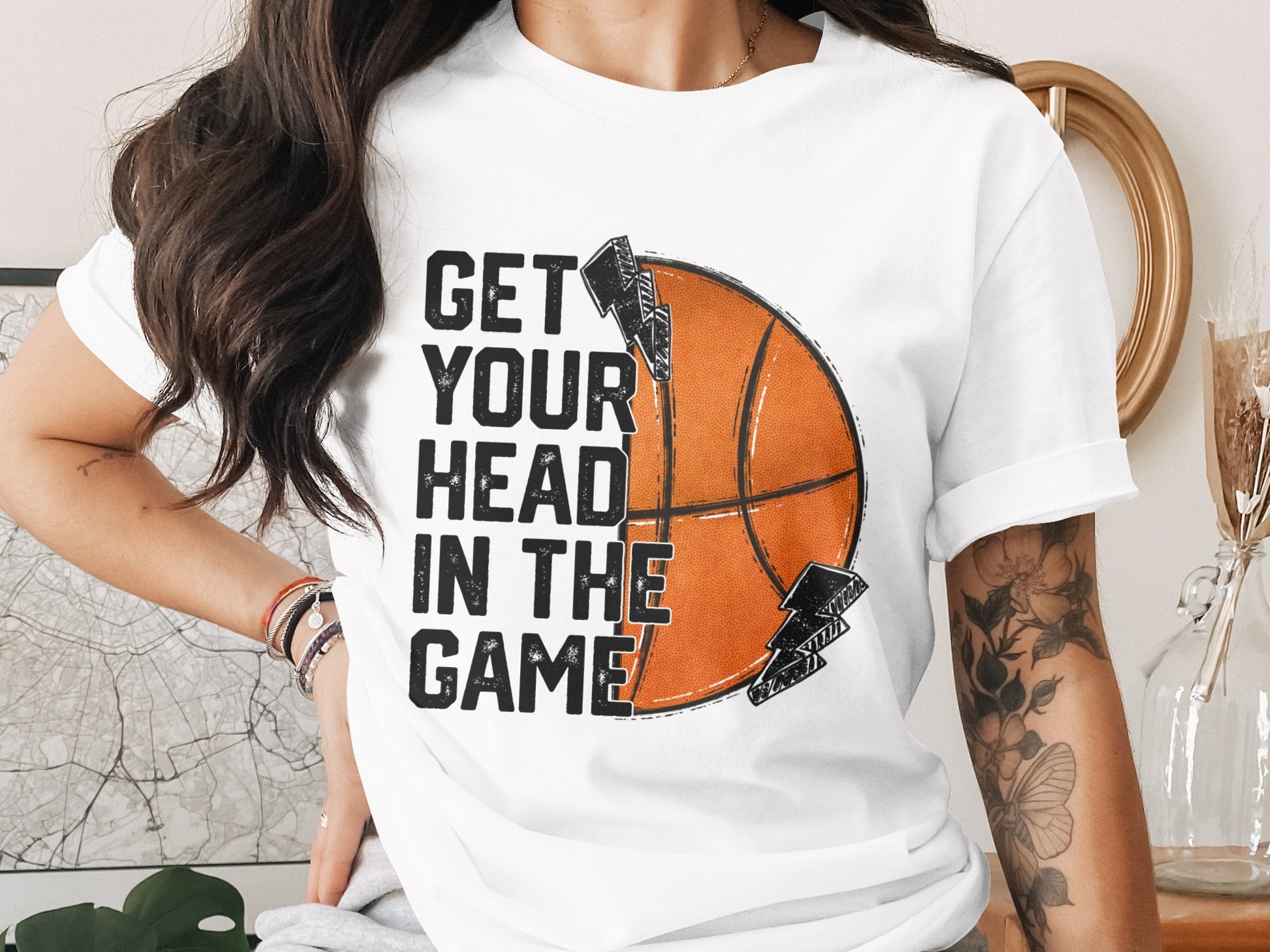 Get Your Head in the Game Basketball T-Shirt