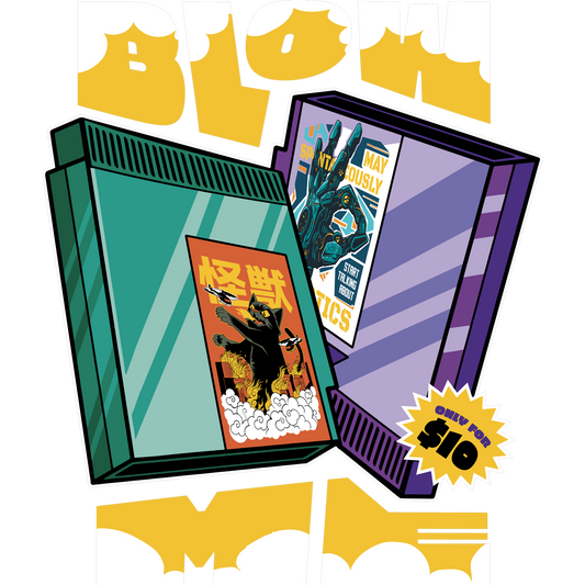Vintage Comic Book Posters with Discount Offer Artwork