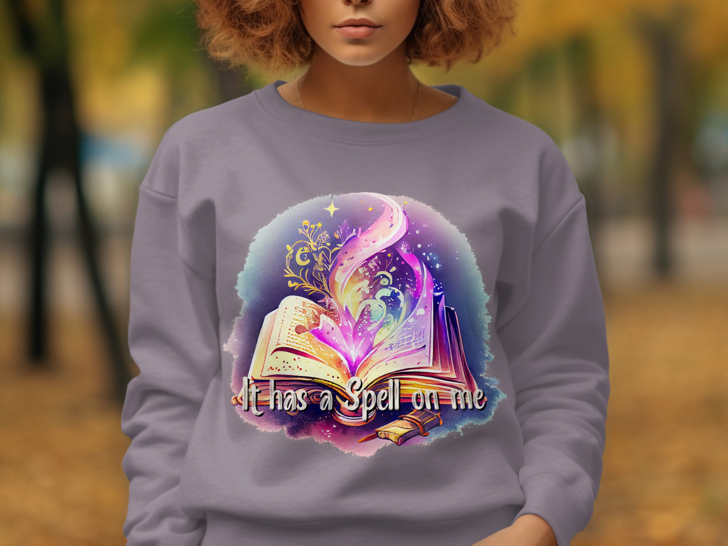 It has a Spell on me Graphic Sweatshirt product
