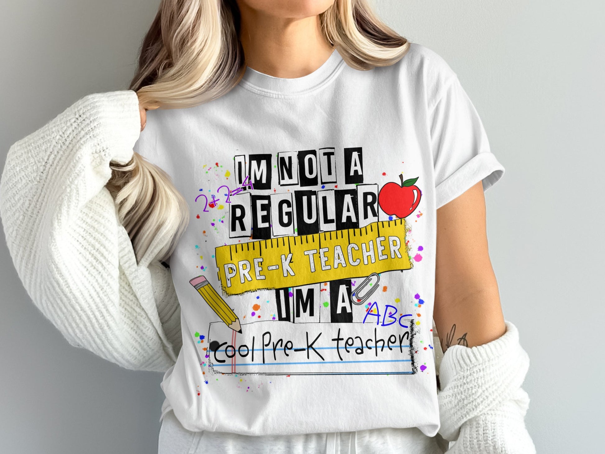 I'm Not a Regular Pre-K Teacher I'm a Cool Teacher Shirt