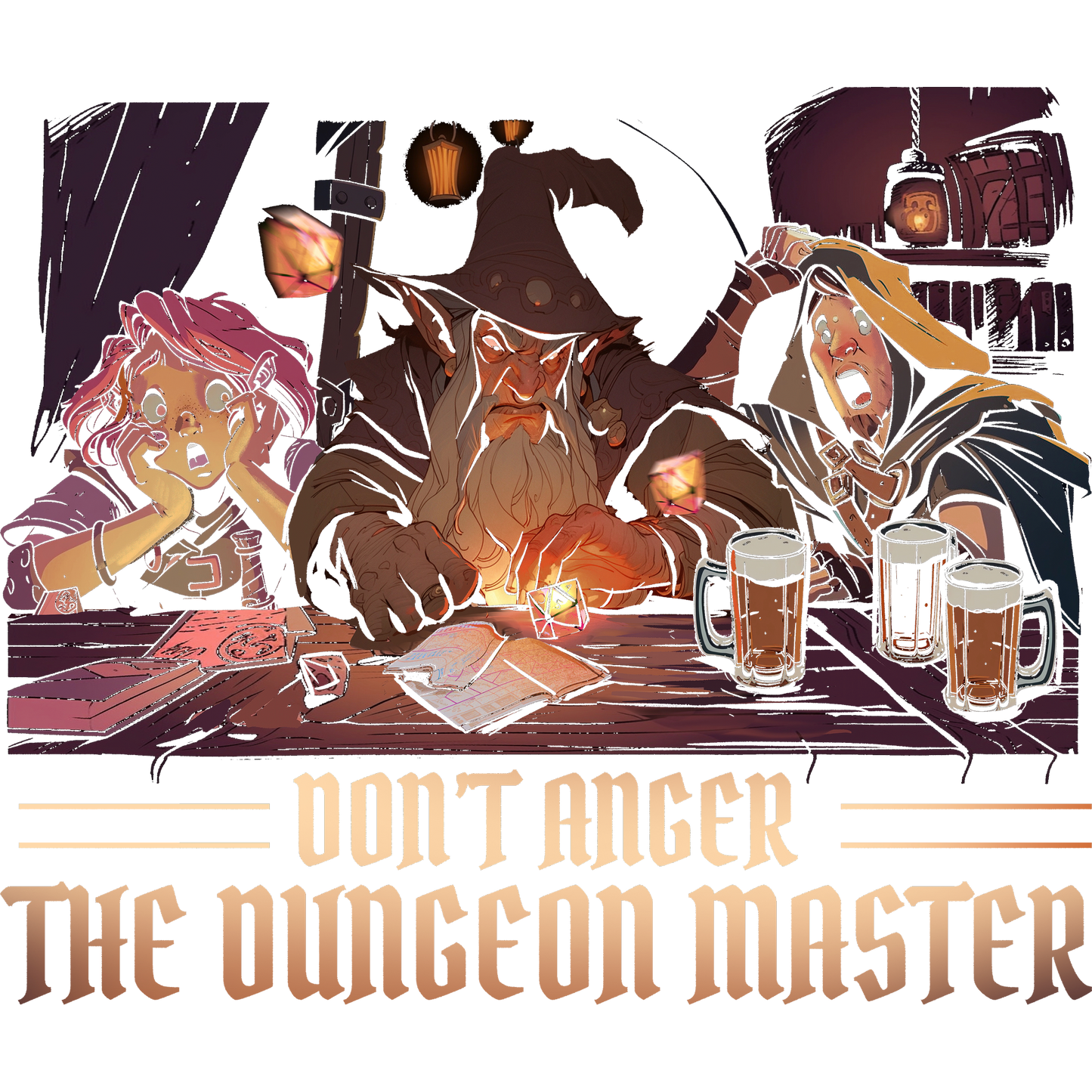 Don't Anger The Dungeon Master Graphic Poster