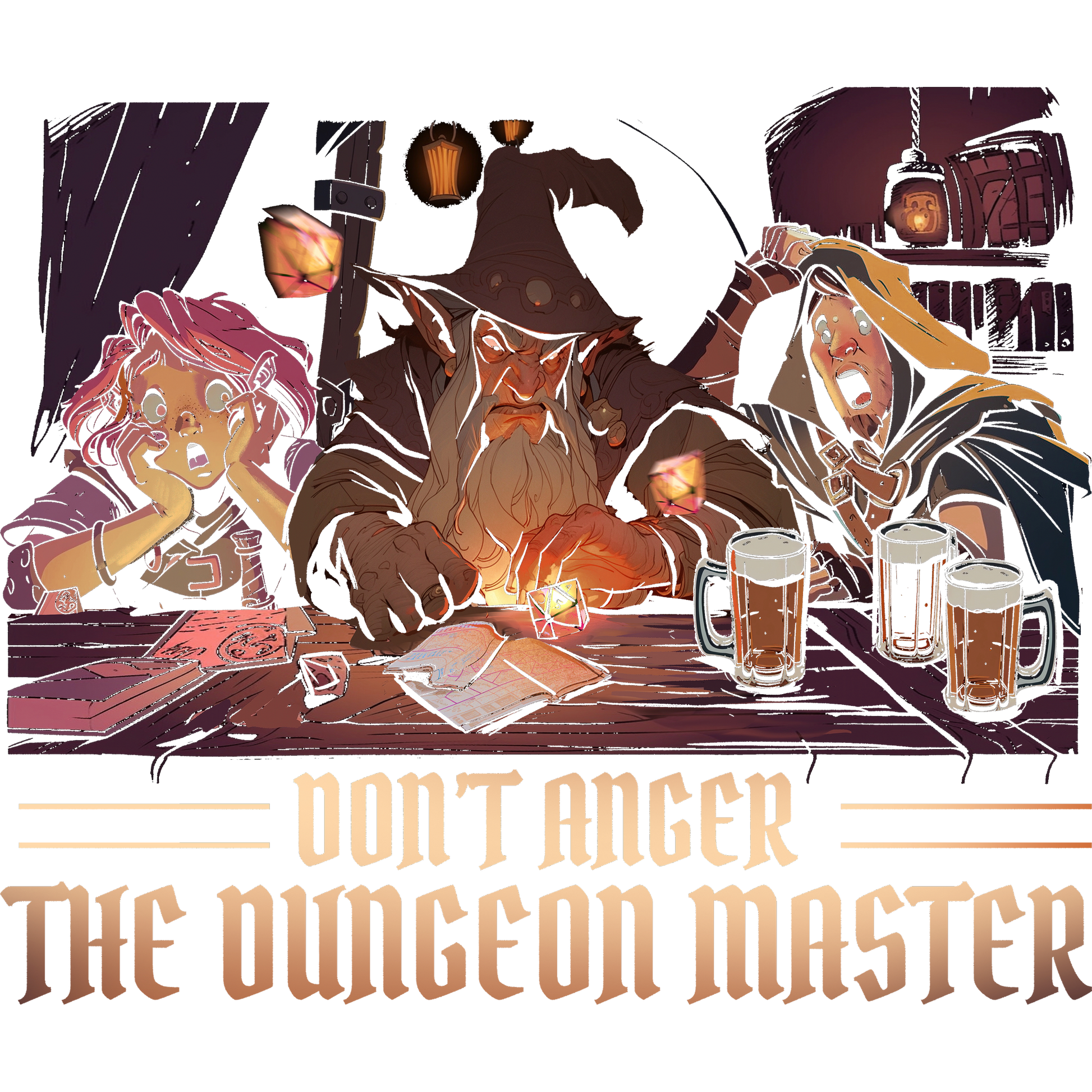 Don't Anger The Dungeon Master Graphic Poster