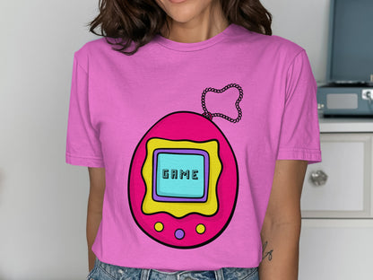 Retro Virtual Pet Game Graphic Tee