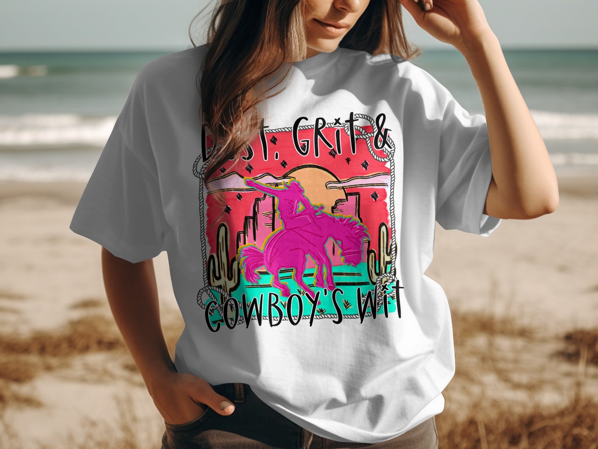 Best Grip & Cowboy's Way Stylish Unisex T-shirt